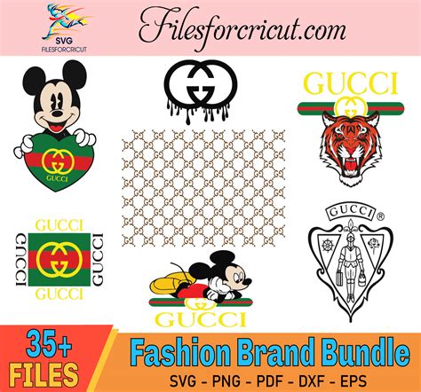 Mickey Mouse Gucci Bundle Svg Logo Svg Mickey Mouse Svg Gucci Svg