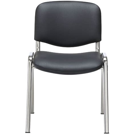 Club Vinyl Chrome Frame Stacking Chair From Our Conference Chairs Range