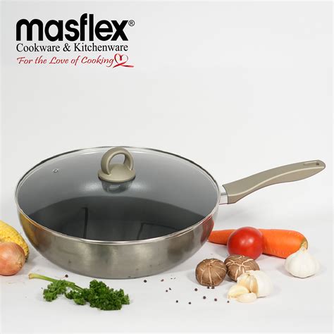 Platinum Induction Wok With Lid Masflex