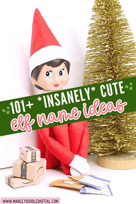199 Festive Elf On The Shelf Name Ideas Marley Doodle Digital