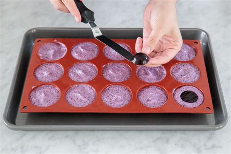 Mini Blueberry Mousse Cakes With Mirror Glaze Love And Olive Oil