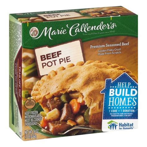 Marie Callender S Beef Pot Pie Hy Vee Aisles Online Grocery Shopping