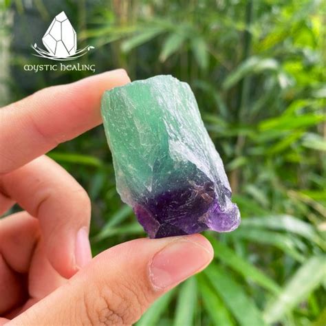 Đá Thô Rainbow Fluorite Huỳnh Thạch Mystic Healing