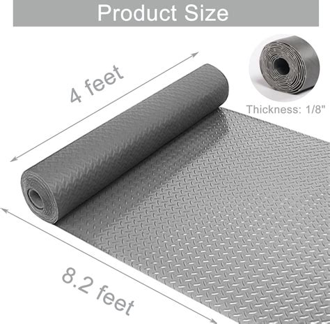 Nisorpa Garage Floor Mat Roll Rubber Mat Roll X Ft In Thick