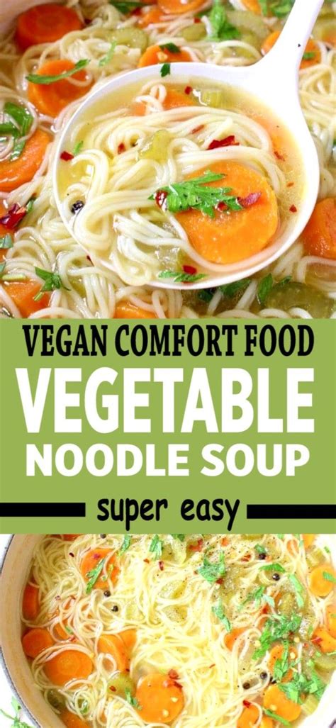 Vegan Vegetable Noodle Soup Artofit