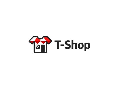 T Shop Shopping Shop Design Button Logo