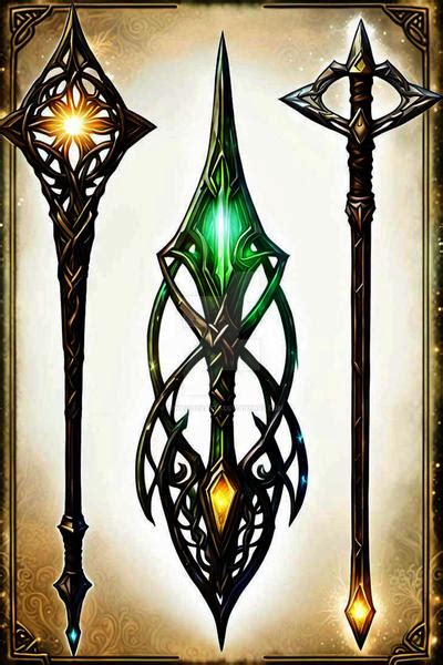 Elven Weapons Set 006 By Aiwitchcrafts On Deviantart