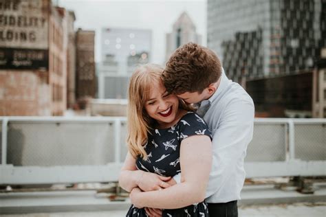 Rooftop Engagement Shoot POPSUGAR Love Sex