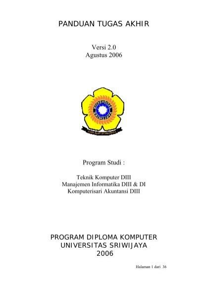 Contoh Proposal Tugas Akhir D Akuntansi