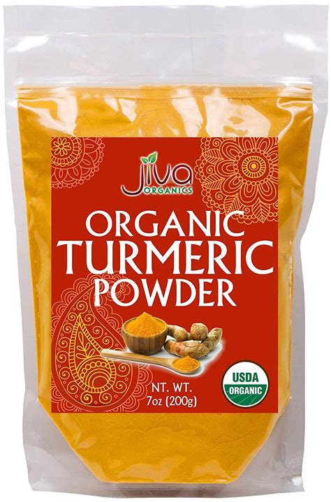 Jiva Organic Turmeric Powder 7 Oz Packaged In Resealable Bag 100