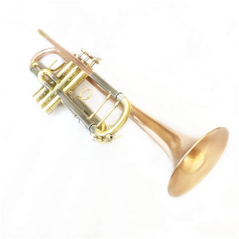 Phosphor Copper Trumpet Bb B Flat Brass Gold Painted Exquisite Durable