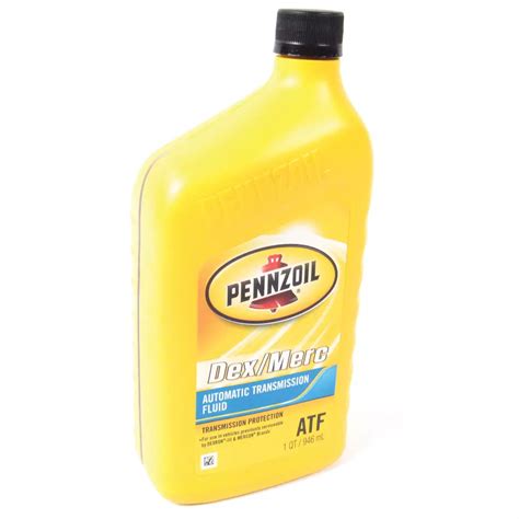 Pennzoil Dexron 3 Transmission Fluid 1 Quart Dexron3p