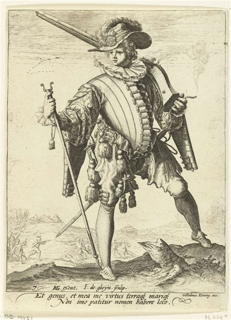 Musketier Jacob De Gheyn II Hendrick Goltzius Wilhelmus Koning