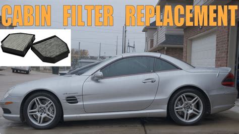 How To Replace Cabin Air Filter On Mercedes Benz SL55 AMG And Other