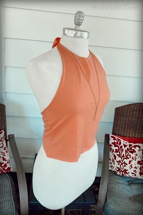 Wobisobi Easy No Sew Halter Diy