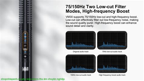 Micro thu âm không dây Comica CVM VM30 2 4G Super Cardioid Condenser