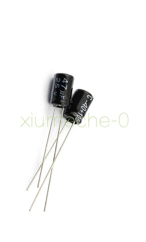 20pcs 47uF 25V 105C Radial Electrolytic Capacitor 5x7mm NEW EBay