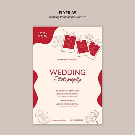 Free Psd Wedding Photography Services Template