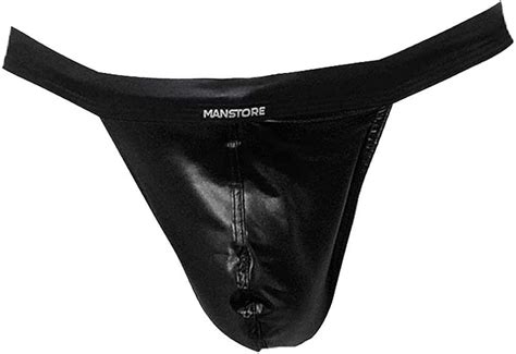 Manstore Beach M String Tanga Hochgl Nzend Lackierter Badestoff