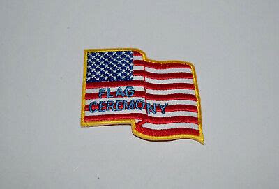 Flag Ceremony Embroidered Patch BSA Cub Boy Scouts of America | eBay