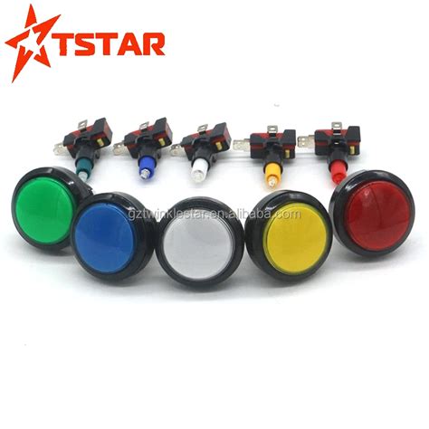 Factory Mm V Round Led Push Button Switch Arcade Push Button Switch