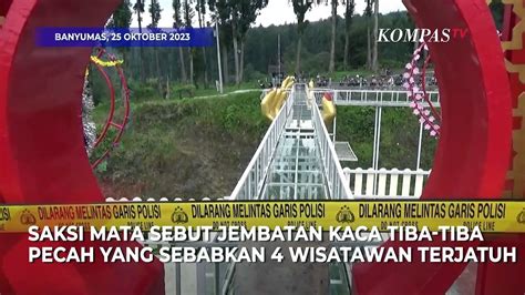 Kesaksian Warga Lihat Detik Detik Jembatan Kaca Pecah Hingga