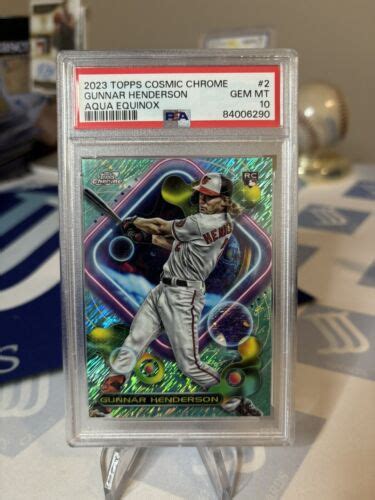 Gunnar Henderson Topps Chrome Cosmic Rookice Rc Psa Ebay