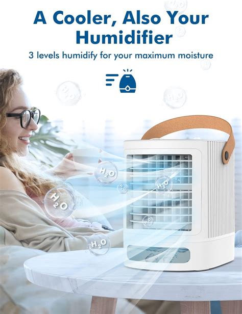 Buy 3 IN 1 Evaporative Air Cooler Fancole Small Air Conditioner W 3