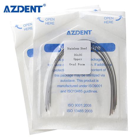 Azdent Dental Natural Form Stainless Steel Archwire Upper