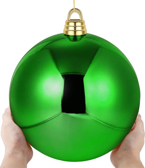 Amazon Hiboom Large Christmas Plastic Balls 12 Inch Plastic