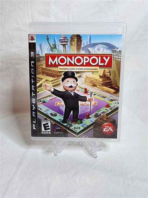 Monopoly Playstation 3 Ps3 Complete Classic And World Edition Board Games