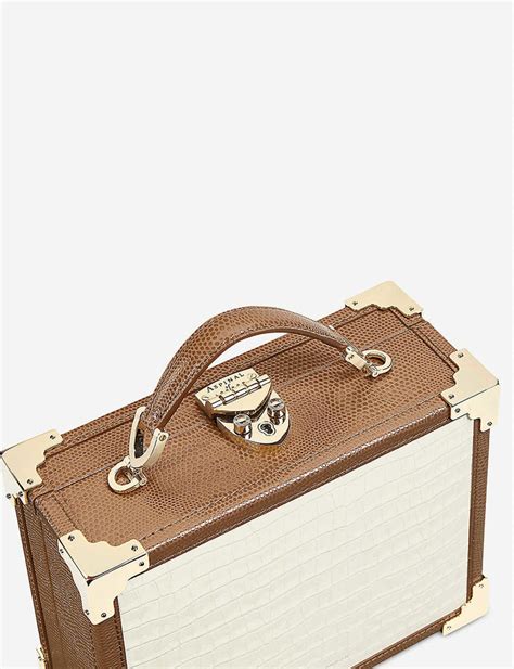 Aspinal Of London Italian Leather Mini Trunk Clutch ShopStyle