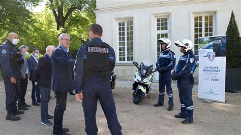 Présentation nouveaux scooters police municipale Vendredi 7 mai 2021