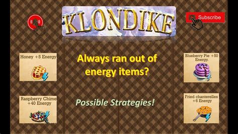 Acquiring Resources Energy Items Klondike The Lost Expedition