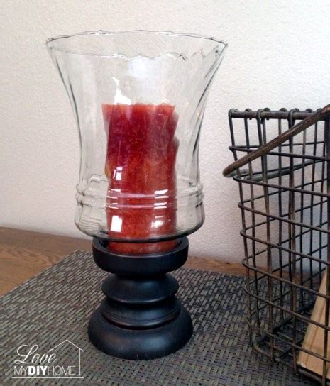 From Trash To Treasure Diy Hurricane Lamp Candle Holder Love My Diy