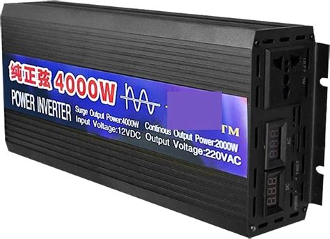 Jp 純粋な正弦波インバーター 2000w 3000w 4000w Led ディスプレイ付きソーラーカーインバーター