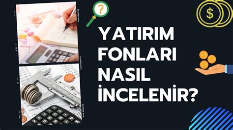 YATIRIM FONLARINI NASIL SEÇMELİYİZ YouTube