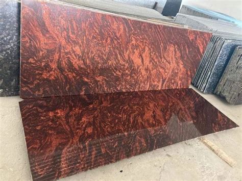 Multi Red Granite Slab For Hotel Kitchen Office Restaurant At Rs