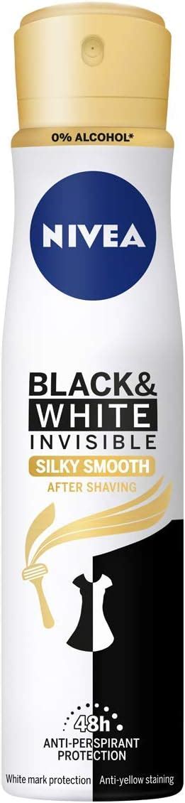 NIVEA Black White Invisible Silky Smooth Anti Perspirant 250ml Pack