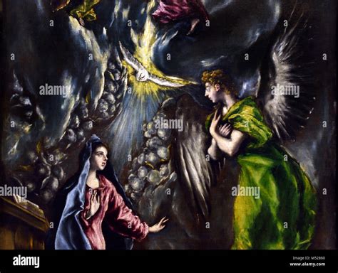 The Annunciation 1596 El Greco Domenikos Theotokópoulos 1541 1614