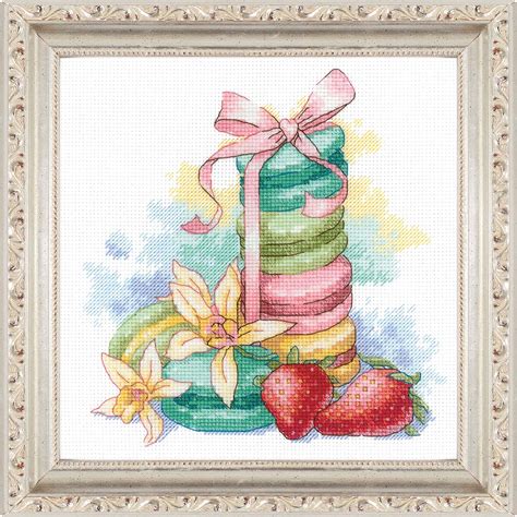 Riolis Sweet Dessert Kit And Frame Counted Cross Stitch Michaels