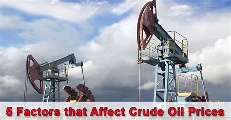 5 Factors that Affect Crude Oil Prices - Drilling Formulas and Drilling ...