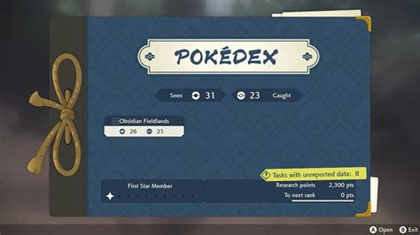 Pokemon Legends Arceus Pokedex All Entries Wepc