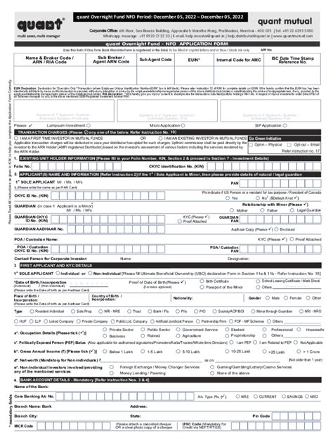 Fillable Online Key Information Memorandum Scheme Information