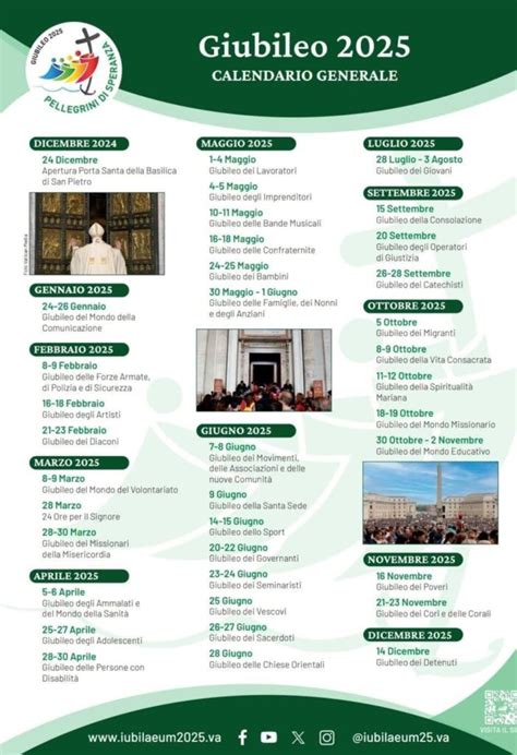 Calendario Generale Del Giubileo Diocesi Di Cerreto S Telese S