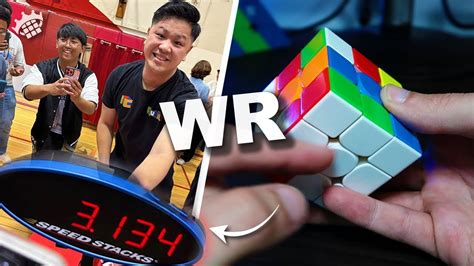 Rubiks Cube World Record 313 Seconds How He Did It Max Park Youtube