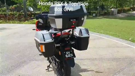 Honda Rsx Pasang Box Givi Top Box B42n 42ltr Antartica Side Box E23