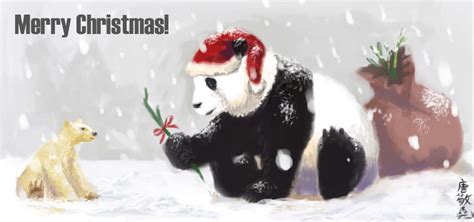 Merry Xmas From Panda Claus By Tanqexe On Deviantart