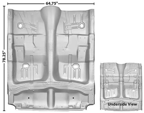 Floor Pan Complete 65 70 Cruisin Automotive