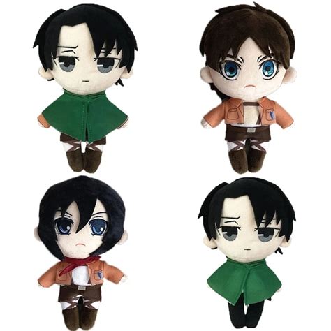 20CM-Attack-on-Titan-Plush-Doll-Anime-Cute-Soft-Stuffed-Plush-Pillow ...